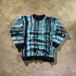 Blue Black Authentic Actual Coogi Sweater